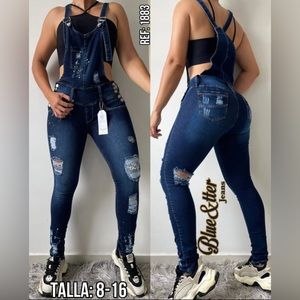 Colombian butt lift overalls